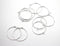 earring hoops, silver plated brass, 30 x 30mm, 20 pieces, silver earrings, ear ring hoops, hoop ear ring,